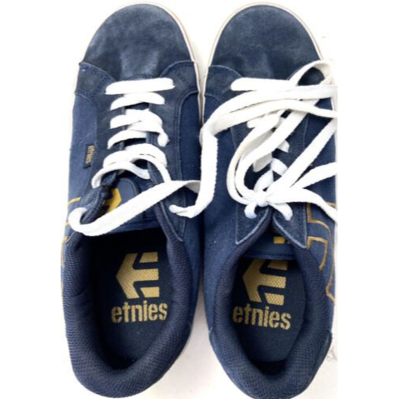 Etnies Fader Vulc Blue Lace Up Men’s Sneaker Shoes Size 10 - Picture 8 of 11